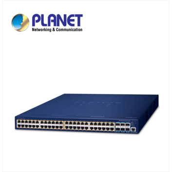 Layer 3 48-Port 10/100/1000T 802.3at PoE + 6-Port 10G SFP+ Stackable Managed Switch