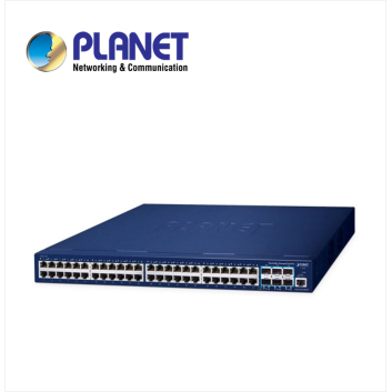 Layer 3 48-Port 10/100/1000T + 6-Port 10G SFP+ Stackable Managed Switch