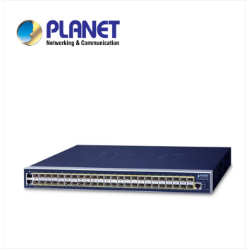 L3 46-Port 100/1000BASE-X SFP + 2-Port Gigabit TP/SFP combo + 4-Port 10G SFP+ Managed Switch W/ 48V Redundant Power