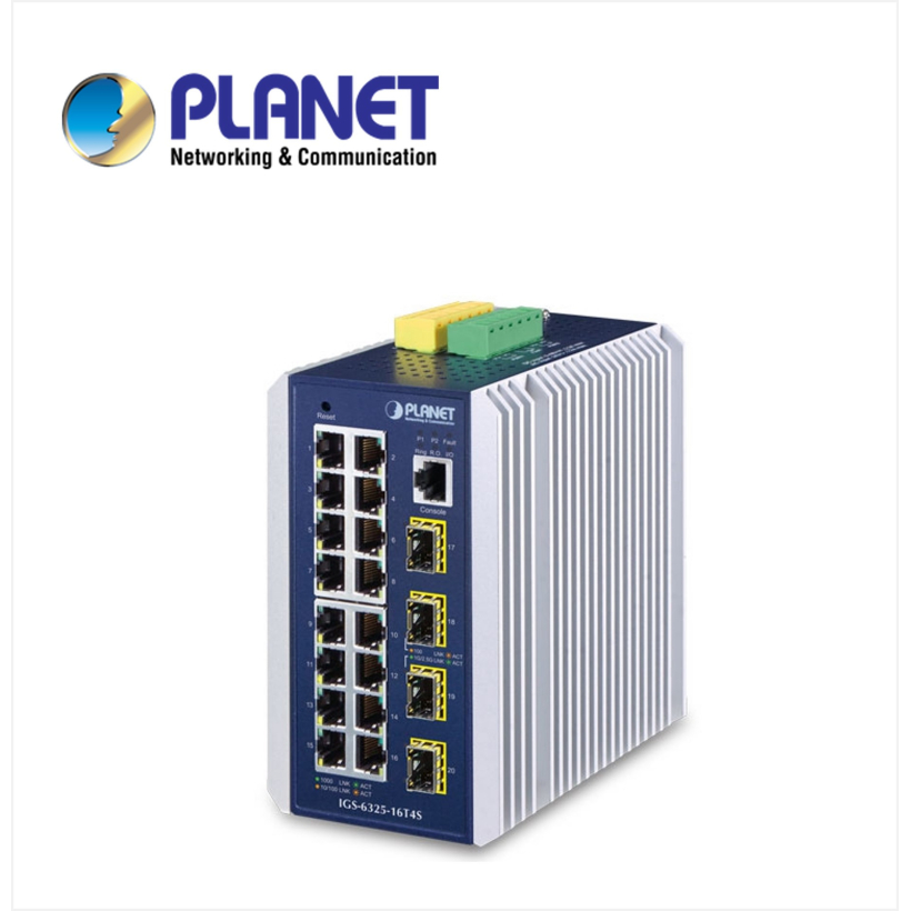 IP30 Industrial L3 16-Port 10/100/1000T + 4-port 1G/2.5G SFP Full Managed Switch