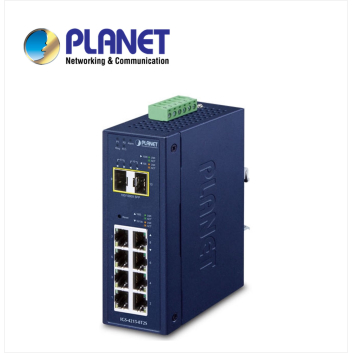 IP30 Industrial L2/L4 8-Port 10/100/1000T + 2-Port 100/1000X SFP Managed Switch