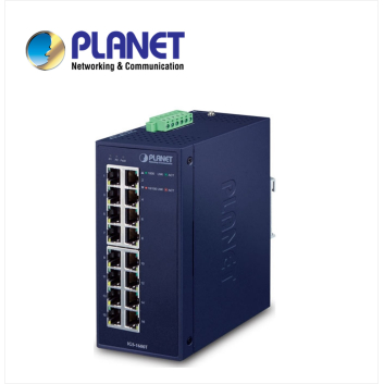 IP30 Industrial 16-Port 10/100/1000T Gigabit Ethernet Switch