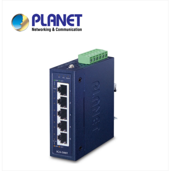 IP30 Compact size 5-Port 10/100/1000T Gigabit Ethernet Switch