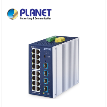 IP30 Industrial L2/L4 16-Port 10/100/1000T + 4-Port 10G SFP+ Managed Switch