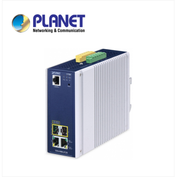 IP30 DIN-rail Industrial 2-Port 10/100/1000T + 2-Port 1G/2.5G SFP Managed TSN Media Converter