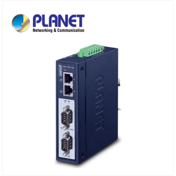 IP30 Industrial 2-Port RS232/RS422/RS485 Modbus Gateway