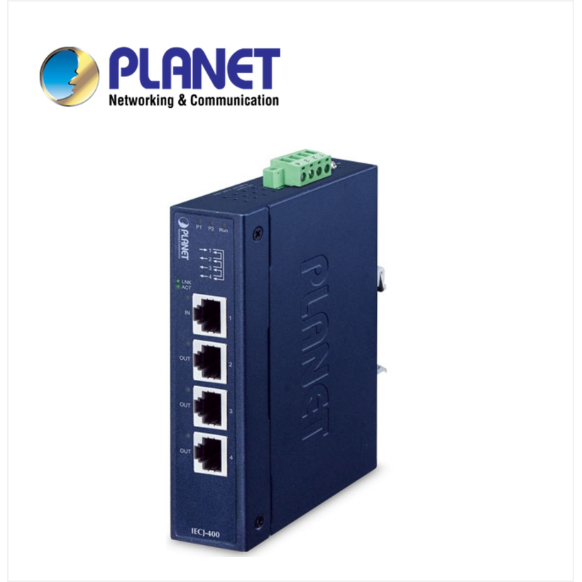 Industrial 4-Port EtherCAT Junction Slave