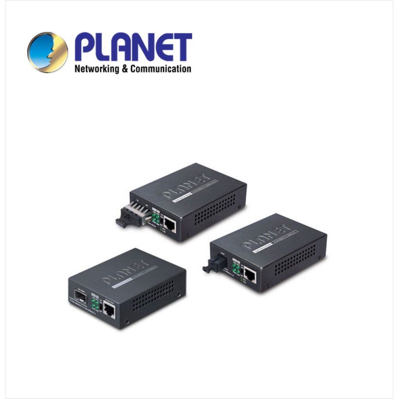 10/100/1000BASE-T to 1000BASE-BX WDM Bi-directional Fiber Converter - 1310nm - 40KM