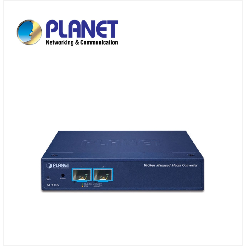 2-Port 10G/1GBASE-X SFP+ Managed Media Converter