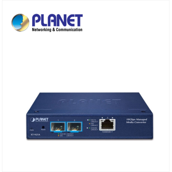 1-Port 10G/5G/2.5G/1G/100BASE-T + 2-Port 10G/1GBASE-X SFP+ Managed Media Converter