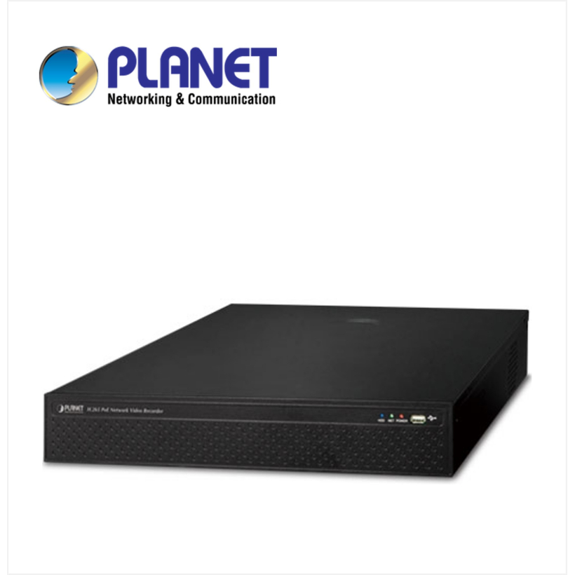 H.265 25-ch 4K Network Video Recorder with 16-Port PoE