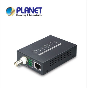 1-port 10/100/1000T Ethernet over Coaxial Converter