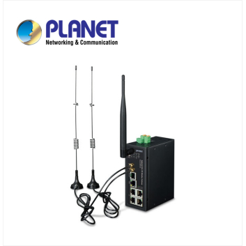 Industrial 4G LTE Cellular Wireless Gateway with 5-Port 10/100/1000T