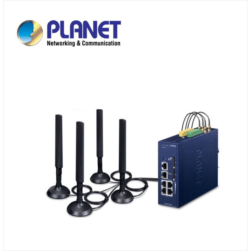 Industrial 5G NR Cellular Gateway with 5-Port 10/100/1000T