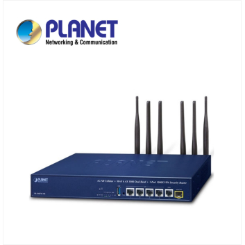 5G NR Cellular + Wi-Fi 6 AX1800 Dual Band + 1-Port 1000X SFP VPN Security Router