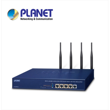 Wi-Fi 6 AX2400 2.4GHz/5GHz VPN Security Router with 4-Port 802.3at PoE+