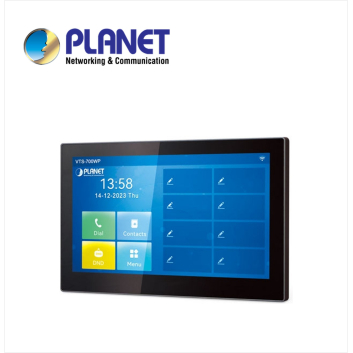 7-inch SIP Indoor Touch Screen PoE Video Intercom with Built-in Wi-Fi