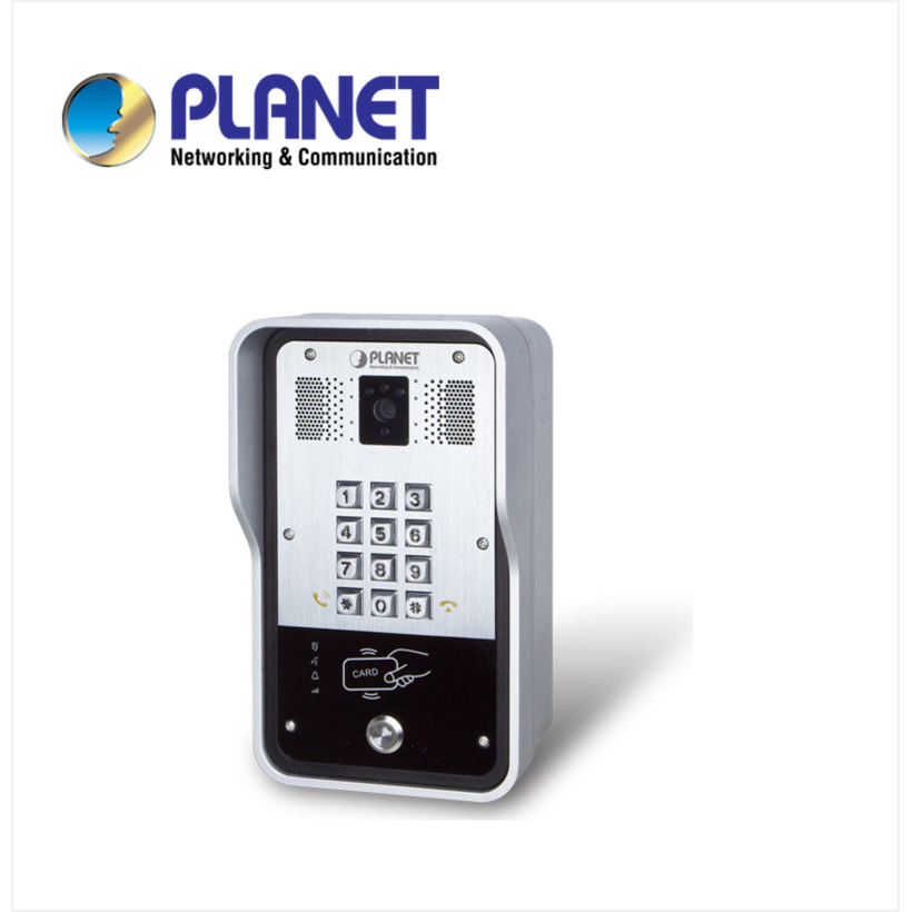 720p SIP Multi-unit Apartment Vandalproof Door Phone with RFID and PoE