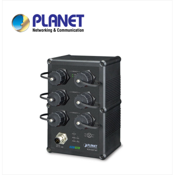 IP67-rated Industrial L2+ 6-Port 10/100/1000T Managed Ethernet Switch