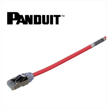 Panduit Cat 6A 28AWG Shielded Patch Cord CM/LSZH Red 2 meter