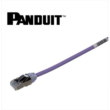 Panduit Cat 6A 28AWG Shielded Patch Cord CM/LSZH Violet 2 meter