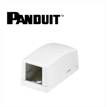 Panduit Mini-Com priza montaj aplicat 1 port Arctic White