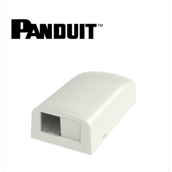 Panduit Mini-Com priza montaj aplicat 2 porturi Arctic White