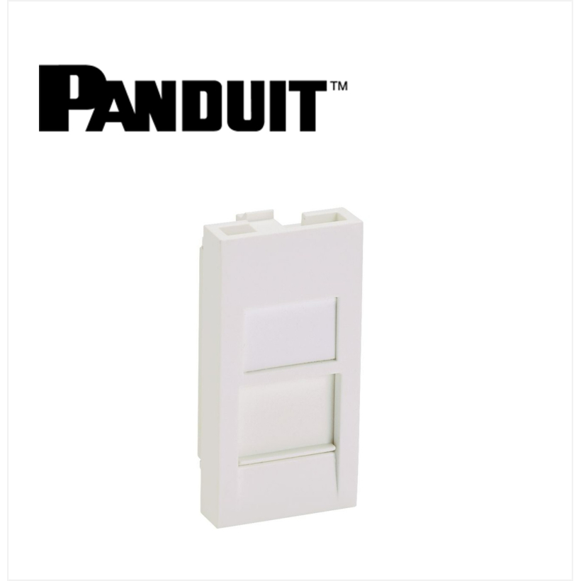 Panduit Mini-Com faceplate 1 port 22.5x45 mm