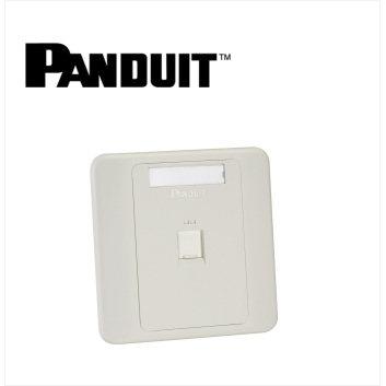 Panduit Mini-Com priza ingropata 86x86 1 port Arctic White