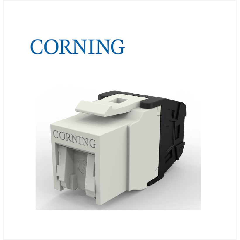 Conector Everon™ KS250U, Cat.6  UTP, neecranat, Keystone, 1xRJ45,  white (pack24)