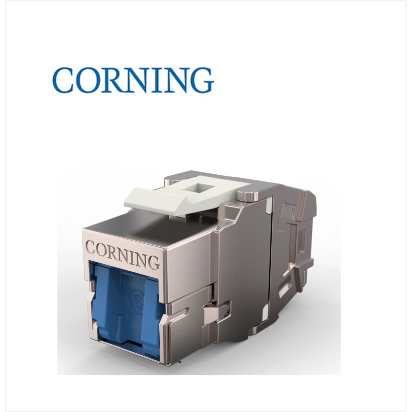 Conector Everon™ KS500S, Cat.6A  STP, ecranat, Keystone, 1xRJ45,  w/ 3 cable entries (pack24)