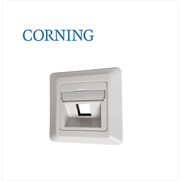 Priza ingropata Everon® Faceplate 80x80, inclined, for 1xRJ45