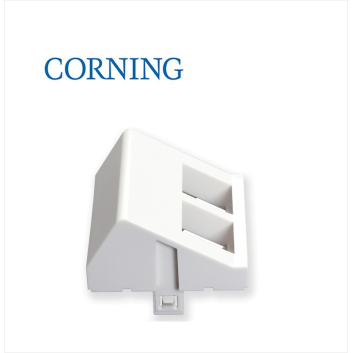 Everon®  FacePlate VOL and Keystone Adapter, inclined, 45x45 mm