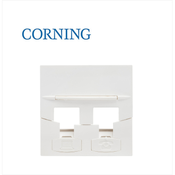 Face plate Everon™ 45x45mm, 2 ports