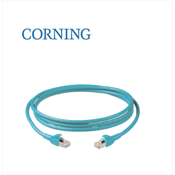 Patch cord cat. 6 S/FTP RJ45 to RJ45, manta LS0H, 1m, turquoise