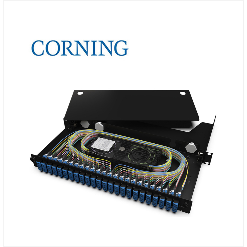Patch panel  Everon® LAN1  19" | 1U, 96 fibre SMF-28® Ultra fiber
