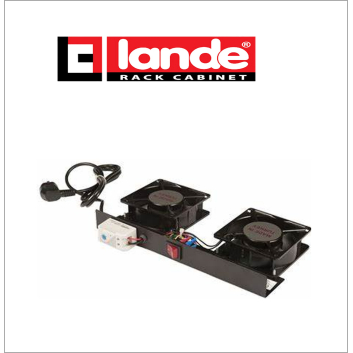Tava cu 2 ventilatoare si termostat pentru rackurile wall-mount ProlineB