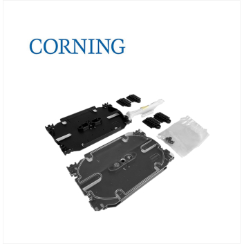 DIN Splice Cassettes, 1 x cover, 2 x holder for heat-shrink, 12f
