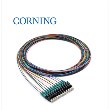 Set 12 Pigtail, SC connectors, 900 μm LSZH, MM OM3, 2m