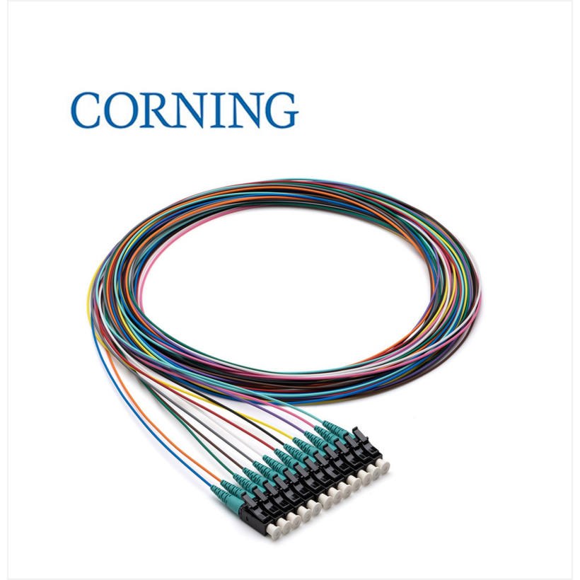 Set 12 Pigtail, SC connectors, 900 μm LSZH, MM OM3, 2m