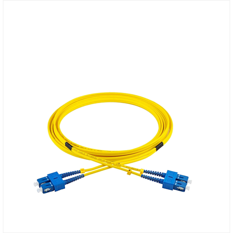 Patch cord  ARMAT, LC/PC-SC/PC SM 9/125 G.652D duplex 2.0mm, blue jacket cable, 1m