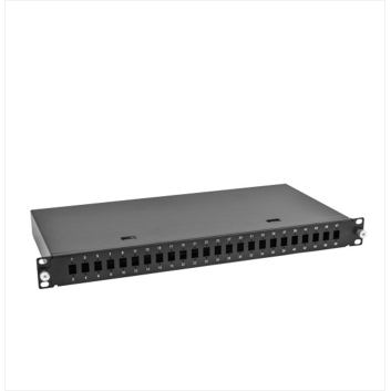 Fibre Optic ECO Patch Panel 19", 1U, 12 fibre MM OM3, Sliding, echipat