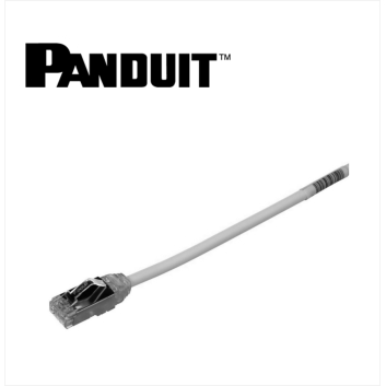 Panduit Cat 6A 28AWG Shielded Patch Cord CM/LSZH Off White 0.2 meter