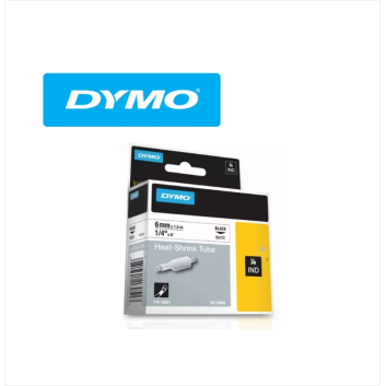 Dymo ID1 Tub termocontractibil 19 mm x 1,5 m, alb