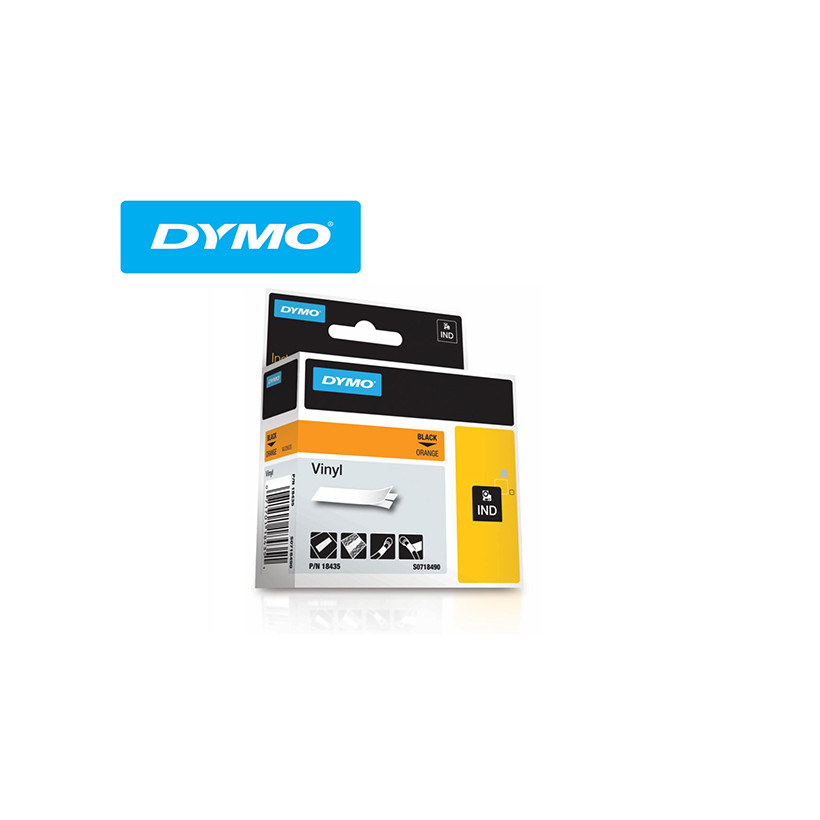 Dymo ID1 Vinil color 19 mm x 5,5 m, orange
