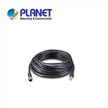 8-Pin A-Coding M12 male to RJ45 Ethernet Cable, 2 meters
