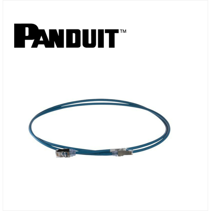 Panduit Cat 6A 28AWG Shielded Patch Cord CM/LSZH Off White 1 meter